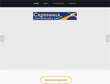 Tablet Screenshot of crosswalkcoffee.com